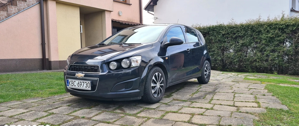 Chevrolet Aveo cena 14400 przebieg: 244500, rok produkcji 2012 z Bochnia małe 106